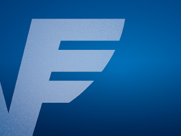 Auf dem Bild ist das Volksbank Logo mit einem Farbverlauf ersichtlich