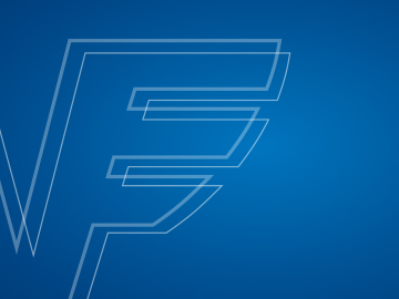 Auf dem Bild ist das Volksbank Logo mit einem Farbverlauf ersichtlich