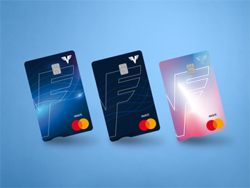 drei Volksbank Debitkarten